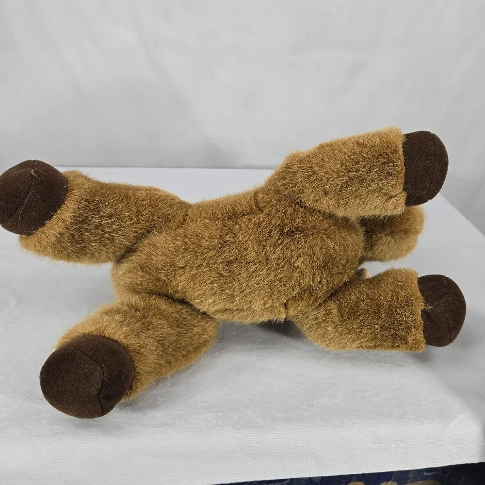 Vintage Dakin Moose Brown Plush 1993 Stuffed Animal Toy 14
